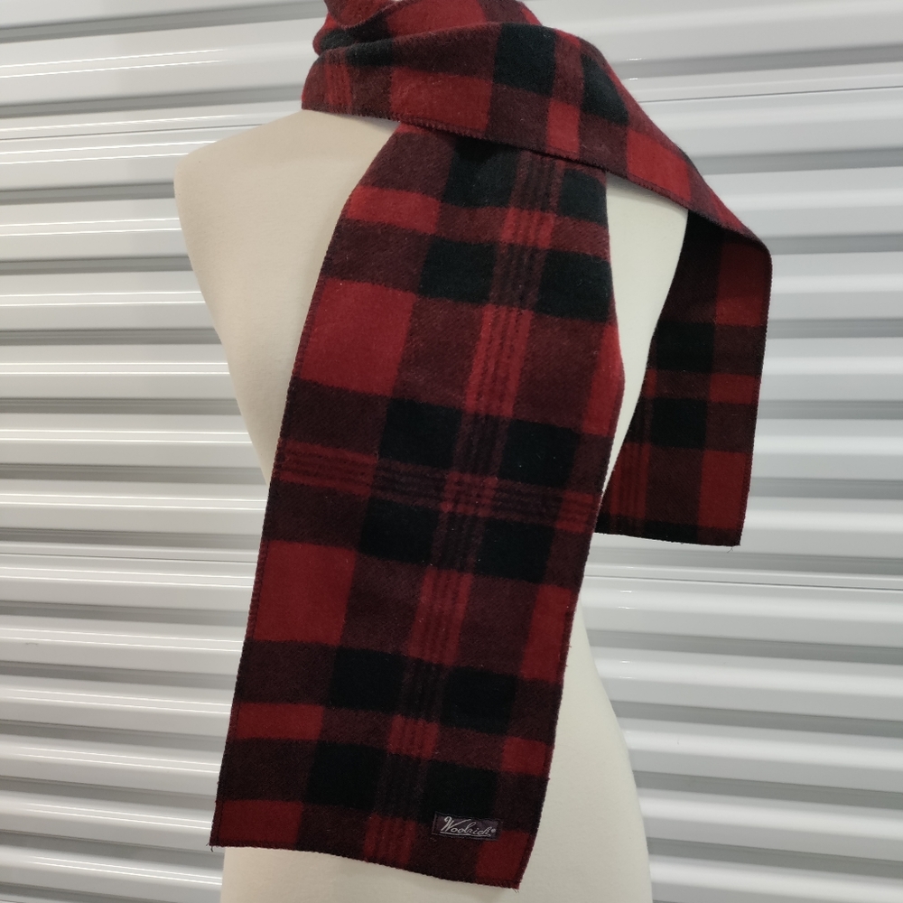 Woolrich | Buffalo Plaid Scarf Red and Black